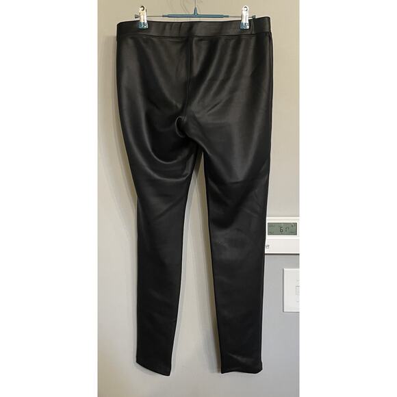 Express Leggings Faux Leather Stretch Pull On Womens‎ Medium - Picture 2 of 7